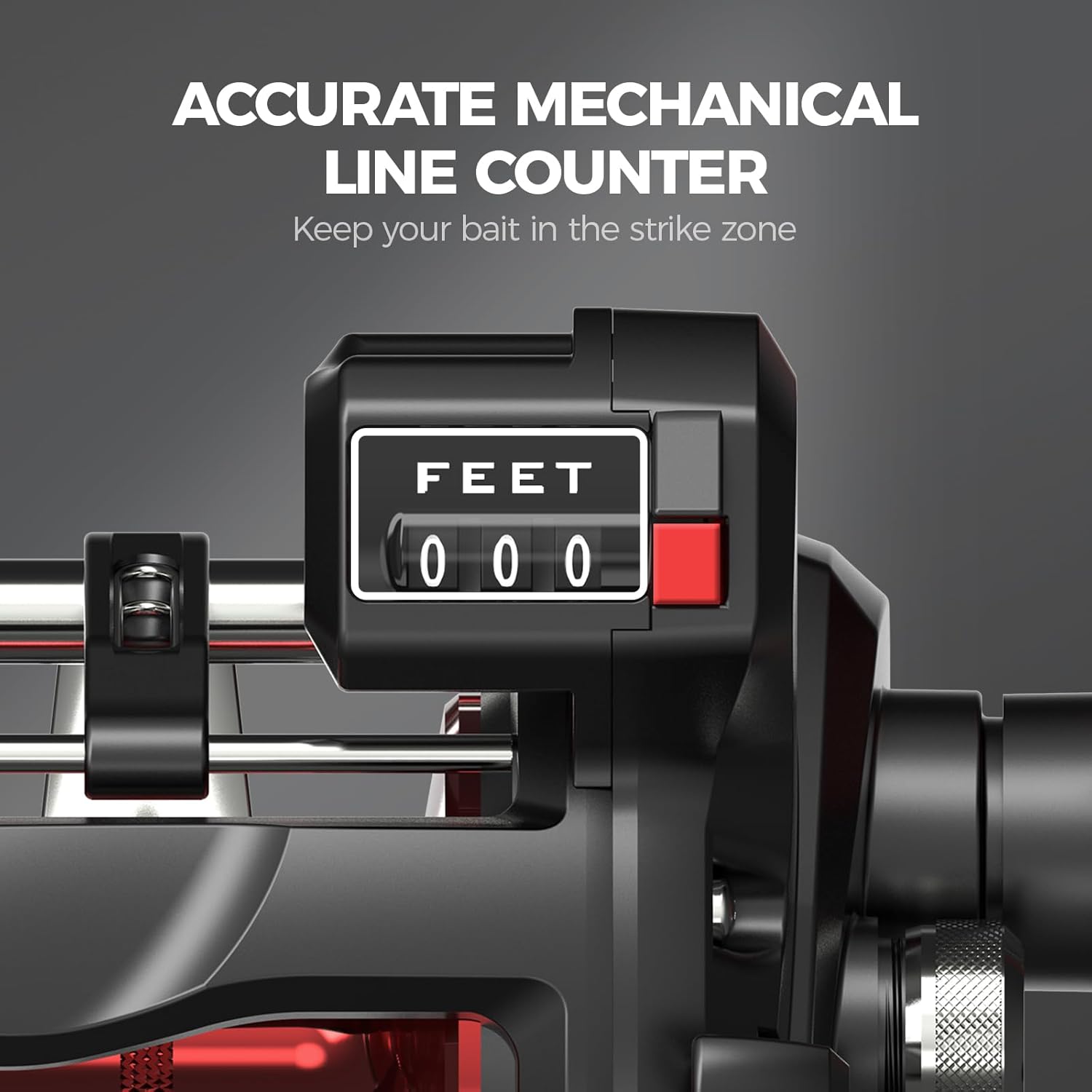 KastKing ReKon Round Baitcasting Fishing Reel, Saltwater Inshore Surf Trolling Reel, Up to 30LBS Powerful Max Drag, Conventional Reel for Catfish, Musky, Bass, Durable Graphite Frame for Saltwater - Image 4