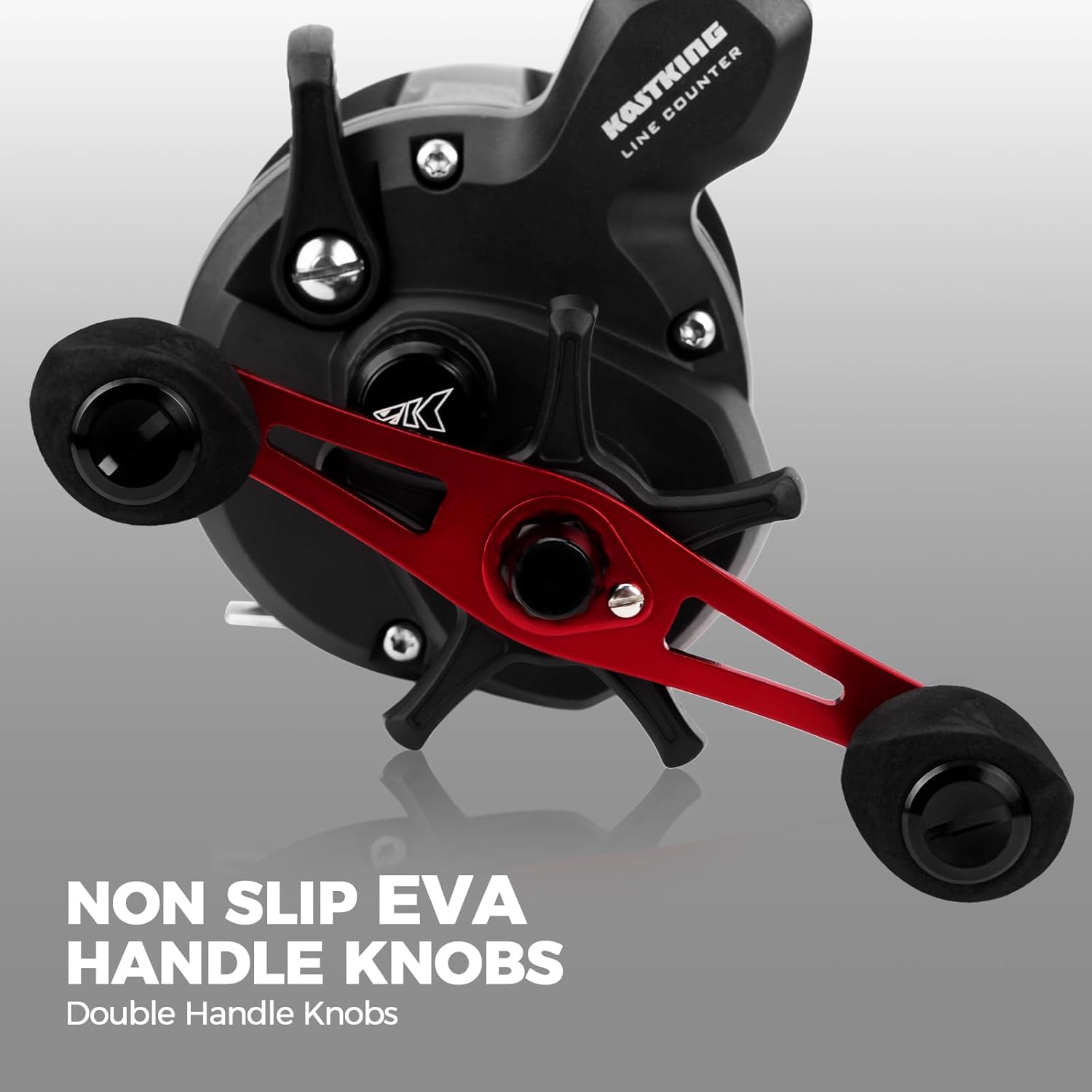 KastKing ReKon Round Baitcasting Fishing Reel, Saltwater Inshore Surf Trolling Reel, Up to 30LBS Powerful Max Drag, Conventional Reel for Catfish, Musky, Bass, Durable Graphite Frame for Saltwater - Image 6